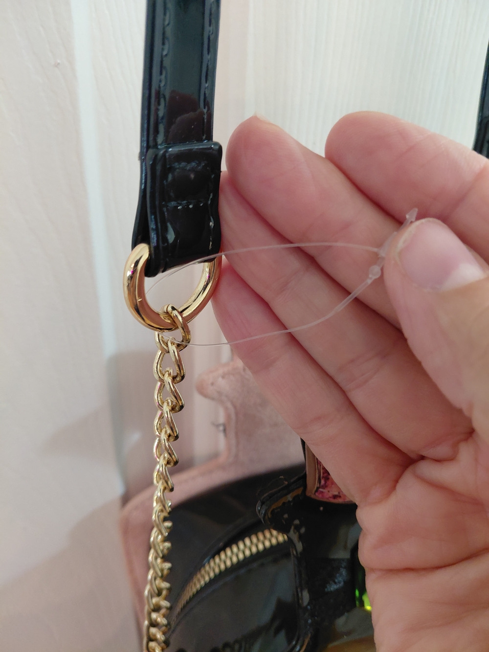 Betsey Johnson Pink Crystal 'Love Potion' Crossbody Bag - Picture 7 of 11